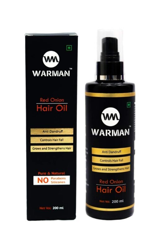 warman hair oil packaging