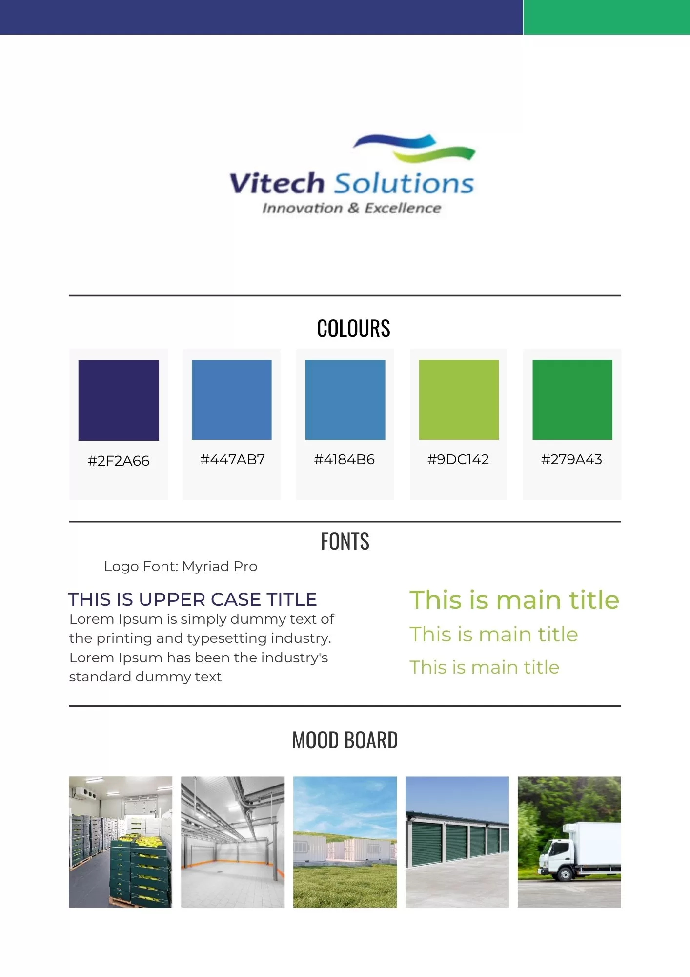 Vitech Solutions Branding