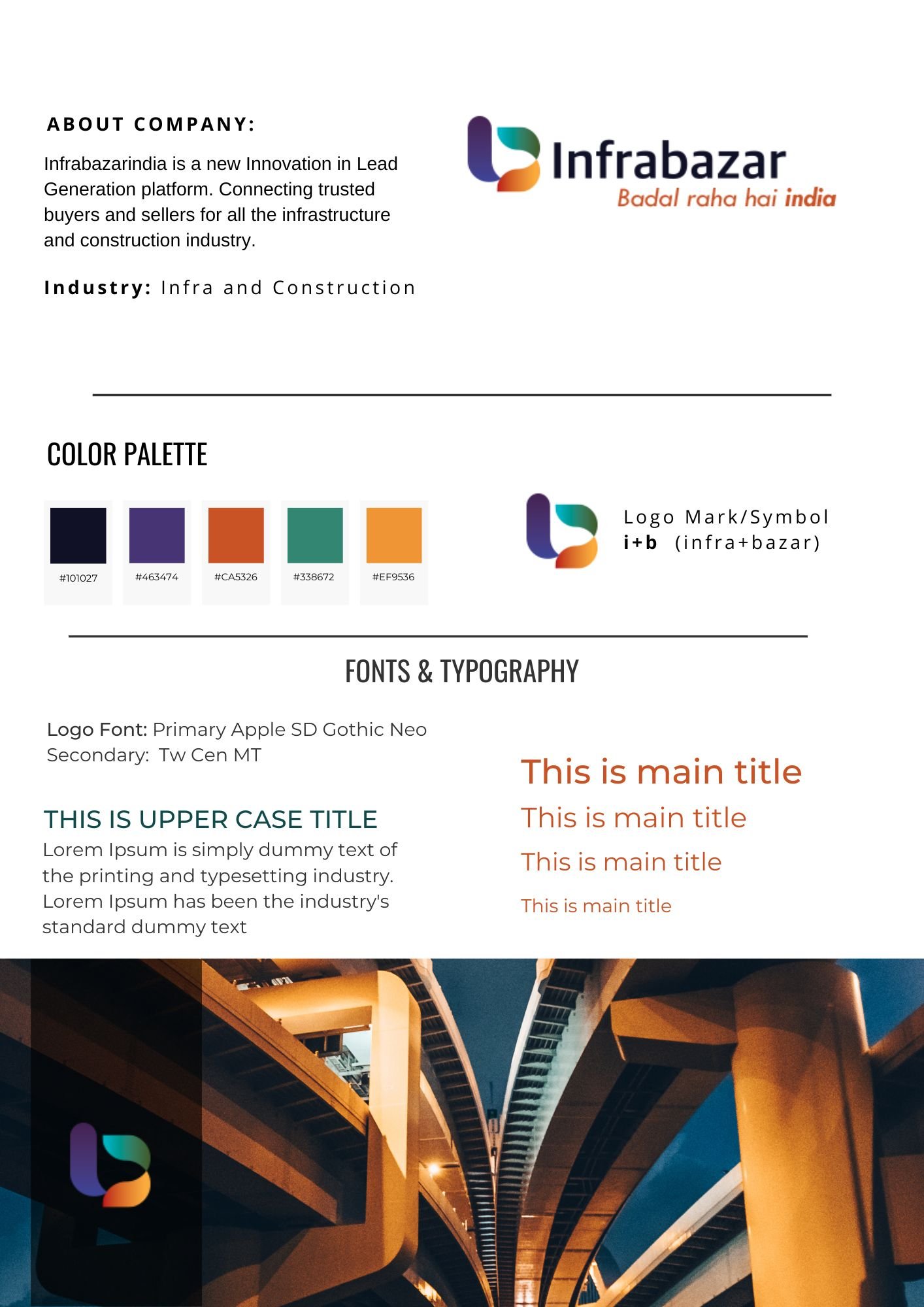 Infrabazar India Branding
