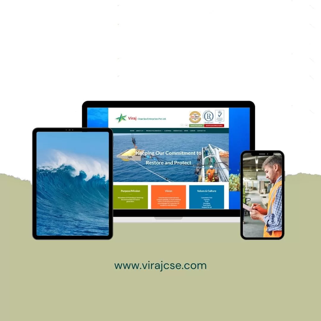 Viraj Clean Sea Enterprises Website Portfolio