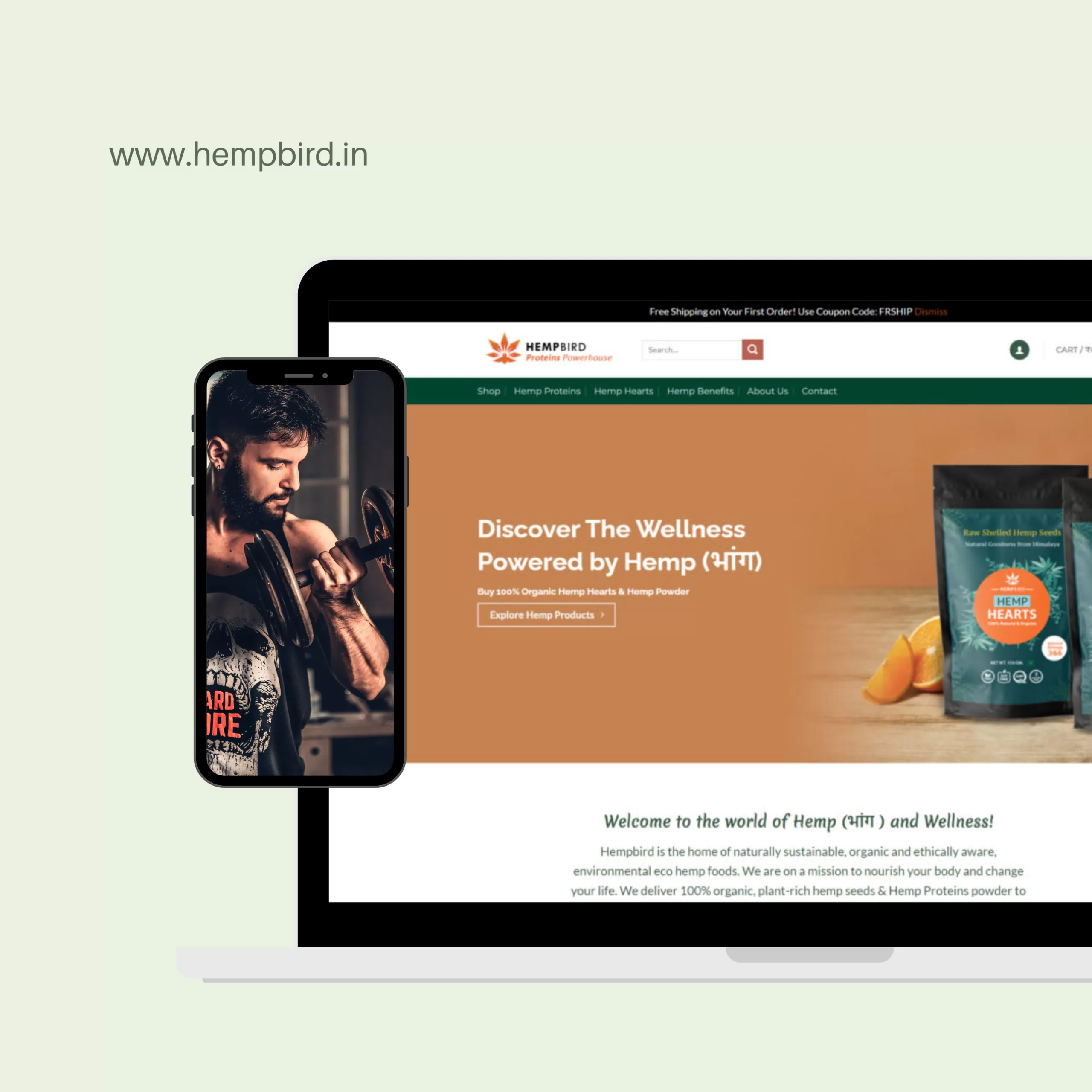 Hemp Bird Website Portfolio