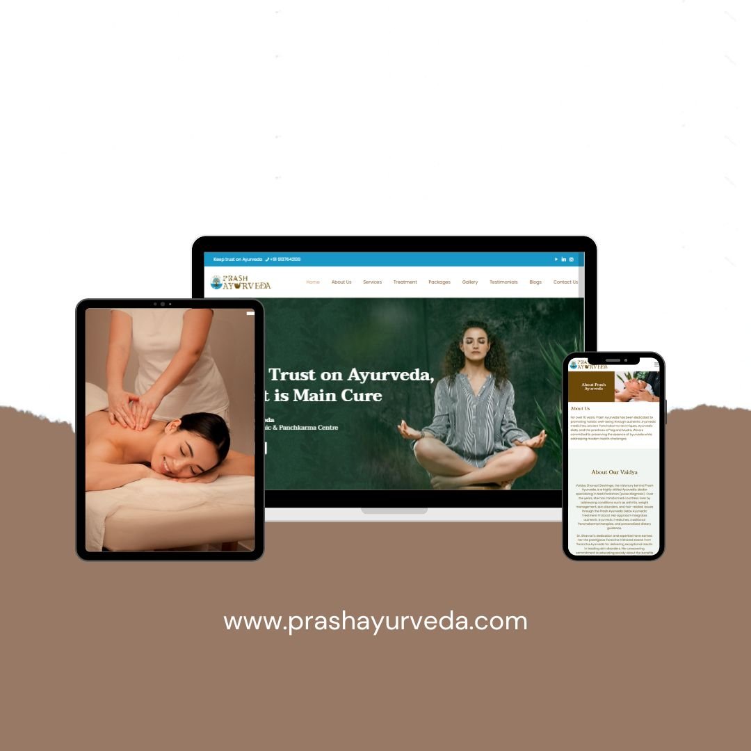 prash ayurveda work portfolio